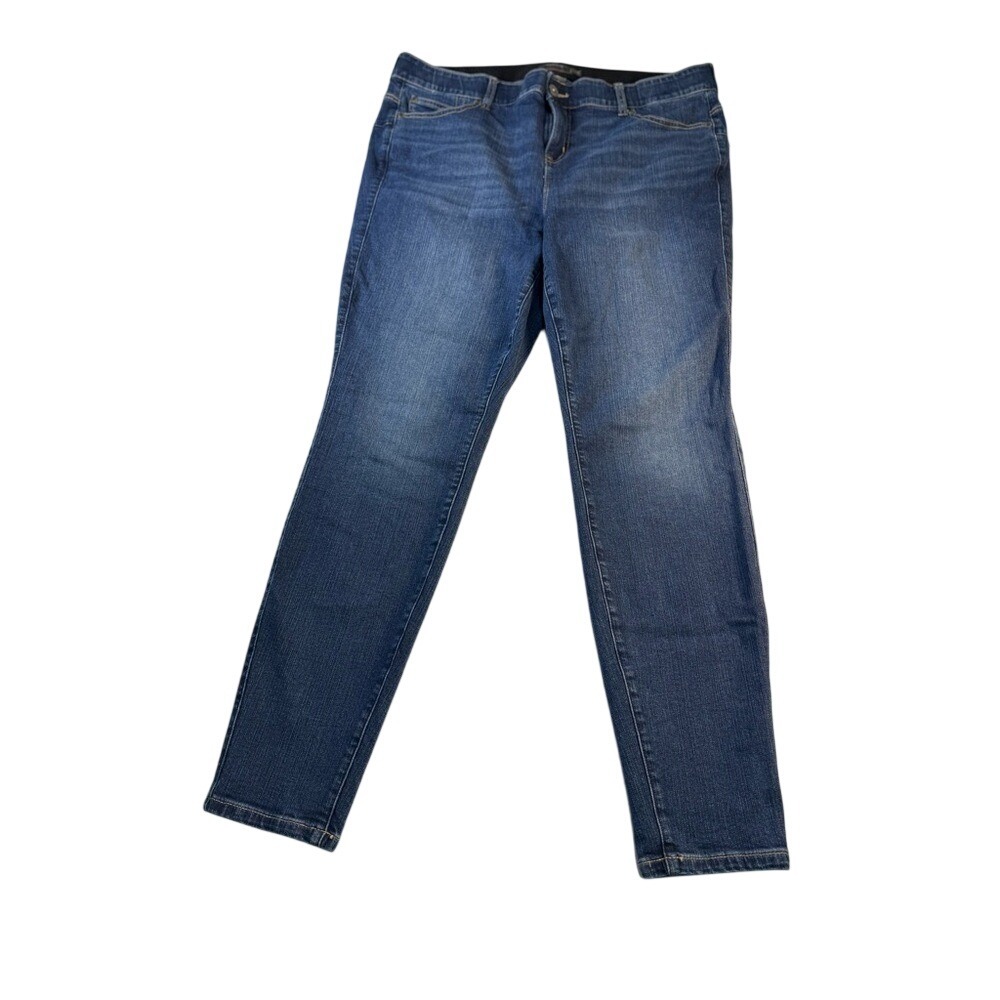 Torrid Plus Size Women's Blue Denim Bombshell Skinny, 18 Tall Vintage Jeans‎